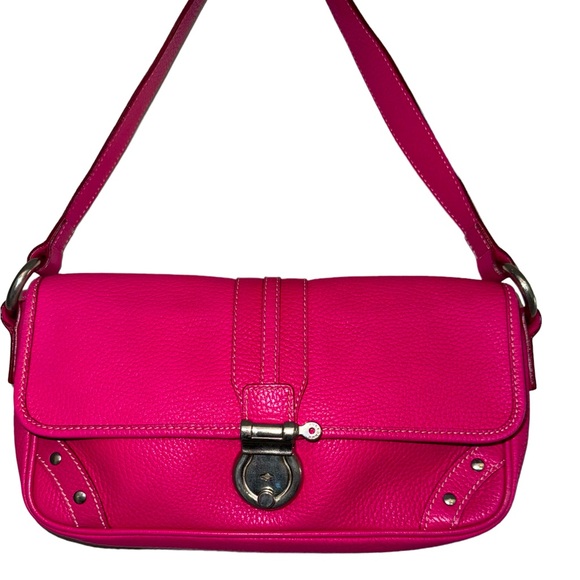 💕 Authentic Burberry pink leather shoulder bag & dust bag - Picture 2 of 10